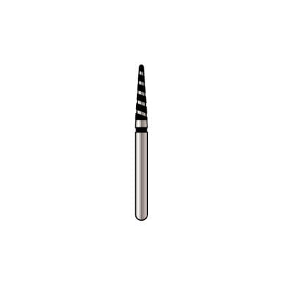 Alpen x1 Single-Use TurboCut Diamond Bur, FG #856-016, Round End Taper, Super Coarse, 1.6mm Diameter, 8.0mm Length, 25/Bx thumbnail 6