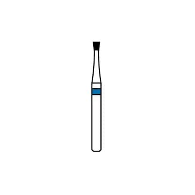 Patterson® Diamond Instrument FG, Inverted Cone, Medium Grit, Blue Ring, #805-012, 1.2 mm Diameter - Patterson® Diamond Instruments – FG, Inverted Cone - Medium, Blue, # 805-012, 1.2 mm Diameter - Image 1
