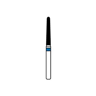 Patterson® Diamond Instrument FG, Medium Grit, Cone Point End, Blue Ring, #852-016, 1.6 mm Diameter - Patterson® Diamond Instruments – FG, Medium, Blue, Cone, Cone Point End - # 852-016, 1.6 mm Diameter - Image 1