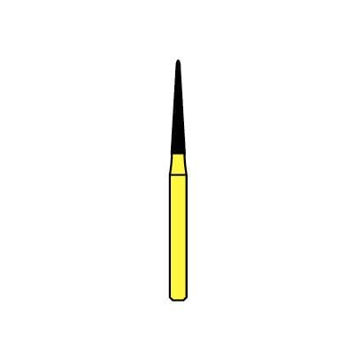 Patterson® Diamond Instrument FG, Extra Fine Grit, Cone Point End, #853-014, 1.4 mm Diameter, Friction Grip, 1/Pkg - Patterson® Diamond Instruments – FG, Extra Fine, Cone, Cone Point End - # 853-014, 1.4 mm Diameter - Image 1