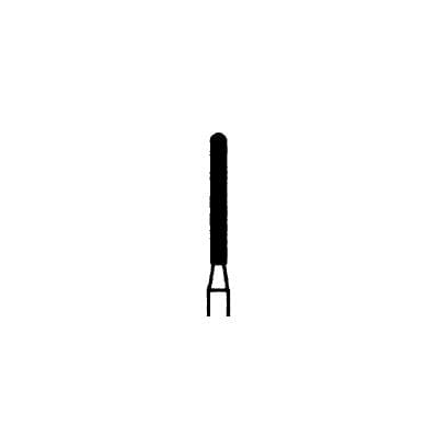 Meisinger 882F-012-FG Fine Diamond Bur, Round End Cylinder, Friction Grip, 1.2 mm Head Diameter, 10 mm Working Length, Red Ring, Pack of 5 thumbnail 7