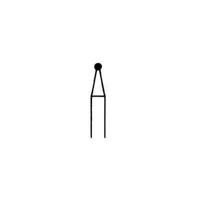 Meisinger Multi-Use Diamond Bur, FG, Round, #801F, 1.2 mm, Fine (Red), 5/Pk, 801F-012-FG thumbnail 7