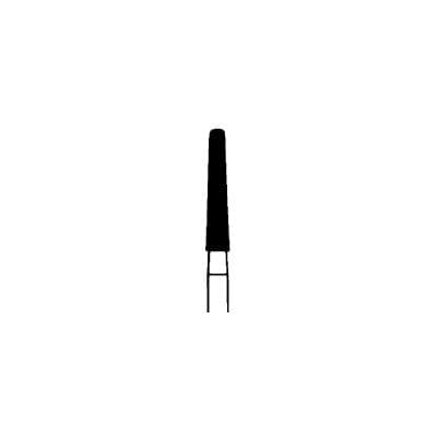 Meisinger 848R-016-FG Diamond Bur, Medium Grit, Blue Ring, Round Edge Tapered (Cone), 1.6 mm Head Diameter, 10 mm Head Length, Friction Grip, 5/Pkg thumbnail 6