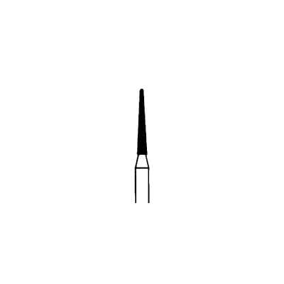 Meisinger 858-010-FG Diamond Bur, FG, Medium Grit, Blue Ring, Needle Shape, Point End, 1.0 mm Head Diameter, 8.0 mm Head Length, 5/Pkg thumbnail 7