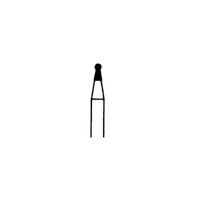 NTI FG Diamond Bur, Coarse Grit, Round with Collar, Friction Grip, 1.2 mm Head Diameter, 5/Pack, #C802-012 thumbnail 8