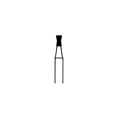 Meisinger 806-018-FG Diamond Bur, FG, Medium Grit, Blue Ring, Hourglass/Double Inverted Cone, 1.8 mm Head Diameter, 3.0 mm Head Length, 5/Pack thumbnail 7