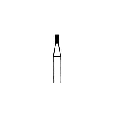 Meisinger 806-010-FG Diamond Bur, Hourglass/Double Inverted Cone, Medium Grit, Blue Ring, Flat End, 1.0 mm Head Diameter, 2.5 mm Head Length, Friction Grip, 5/Pkg thumbnail 8