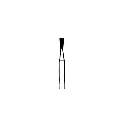 Meisinger 807-012-FG Diamond Bur, Inverted Cone, Medium Grit, Blue Ring, Friction Grip, 1.2 mm Head Diameter, 3.5 mm Head Length, 5/Pkg thumbnail 7