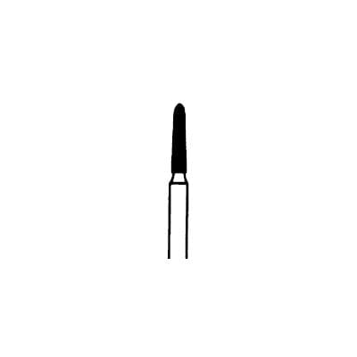 Meisinger Multi-Use Diamond Bur, FG, Modified Torpedo, #877G, 1.2 mm, Coarse, Green, 5/Pk, 877G-012-FG thumbnail 8