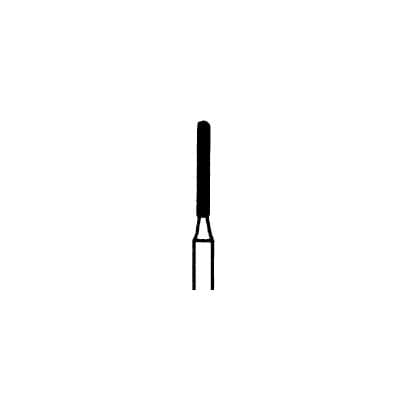 Meisinger 881-010-FG Diamond Bur, Round End Cylinder, Medium Grit, Blue Ring, FG, 1.0 mm Head Diameter, 8.0 mm Head Length, 5/Pkg thumbnail 7