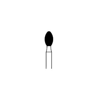 Meisinger 833KH-024-FG Super Coarse Diamond Bur, Football/Egg Shape, Friction Grip, 2.4 mm Head, 5/Pk thumbnail 9