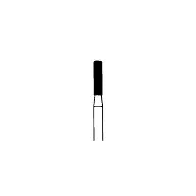 Meisinger 841F-012-FG Fine Diamond Bur, Round Edge Cylinder, Friction Grip, 1.2 mm Diameter, 6 mm Working Length, Red Ring, 5/Pack thumbnail 7