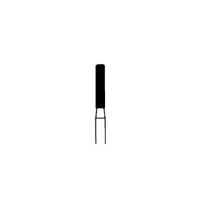 Meisinger 842G-014-FG Coarse Diamond Bur, Round Edge Cylinder, Friction Grip, 1.4 mm Head Diameter, 8.0 mm Head Length, Green Ring, 5/Pack thumbnail 7