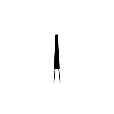 Meisinger 848-016-FG Diamond Bur, FG, Medium Grit, Blue Ring, Flat End Taper, 1.6 mm Head Diameter, 10 mm Head Length, 5/Pkg thumbnail 6