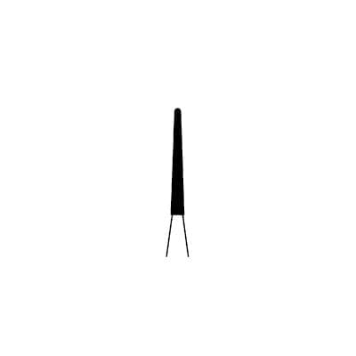 Meisinger 852F-012-FG Fine Diamond Bur, Round End Taper (Chamfer), Friction Grip, 1.2 mm Head Diameter, 10 mm Working Length, Red Ring, 5/Pack thumbnail 8
