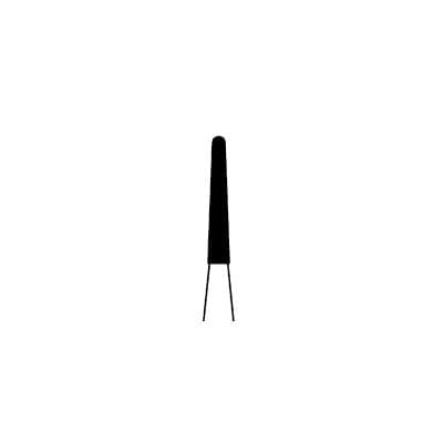 Meisinger 852-016-FG Diamond Bur, FG, Medium Grit, Blue Ring, Round End Tapered (Cone), 1.6 mm Head Diameter, 10.0 mm Head Length, 5/Pkg thumbnail 7