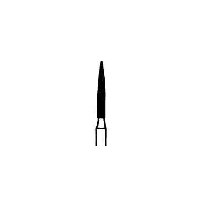 Meisinger Multi-Use Diamond Bur, FG, Long Flame, #863, 1.2 mm, Medium (Blue), 5/Pk, 863-012-FG thumbnail 8