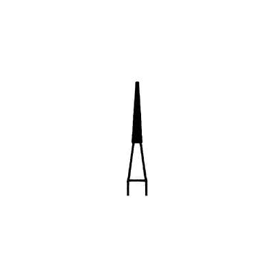 Meisinger 847-012-FG Medium Diamond Bur, Flat End Tapered, Friction Grip, 1.2 mm Head Diameter, 8 mm Working Length, Blue Ring, 5/Pack thumbnail 7