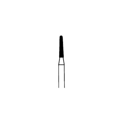 Meisinger 849-012-FG Multi-Use Diamond Bur, Round End Tapered, Medium Grit (Blue Ring), 1.2 mm Head Diameter, 6.0 mm Head Length, Friction Grip, 5/Pack thumbnail 7