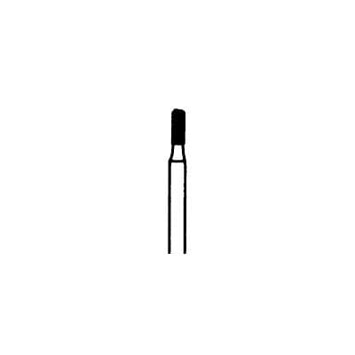 Meisinger 840-012-FG Diamond Bur, Round Edge Cylinder, Medium Grit, Blue Ring, 1.2 mm Head Diameter, 4.0 mm Head Length, Friction Grip, 5/Pack thumbnail 7