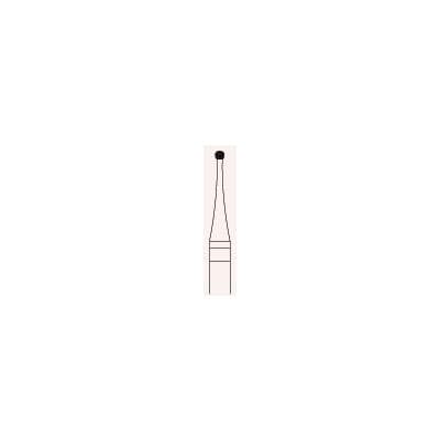 Meisinger FG Microdia Diamond Bur, Round, Medium Grit, 0.7 mm, Friction Grip, 5/Pack, M801-007 thumbnail 4