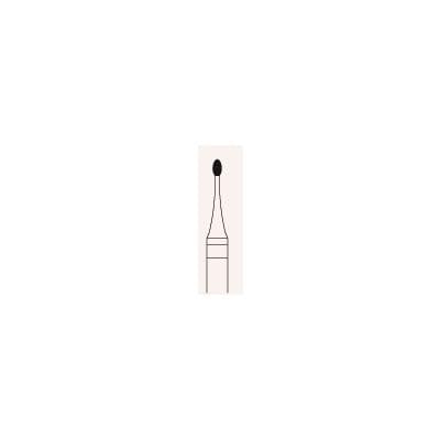 Meisinger FG Microdia Diamond Bur, Egg/Football Shape, Medium Grit, 0.9 mm Diameter, Friction Grip, 5/Pack, M833-009 thumbnail 5