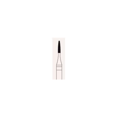 Meisinger FG Microdia Diamond Bur, Medium Grit, Flame Shape, 0.7 mm Diameter, 5/Pack, M896-007 thumbnail 5
