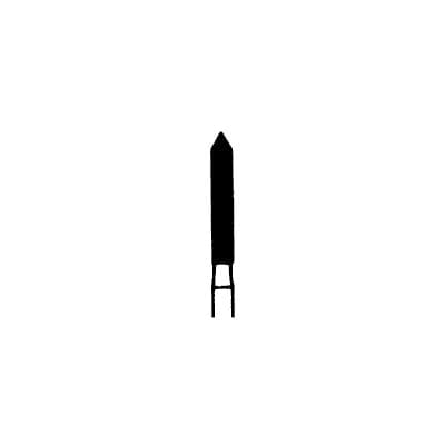 Meisinger Diamond Bur FG Coarse Green Cylinder with Bevel Tip, 1.6 mm Head Diameter, 10 mm Working Length, 886G-016, Pack of 5 thumbnail 7
