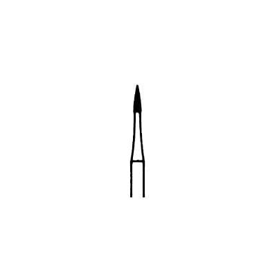 Meisinger Multi-Use Diamond Bur, Friction Grip, Short Flame, Fine (Red), 0.9 mm, 5/Pk, 889LF-009-FG thumbnail 9