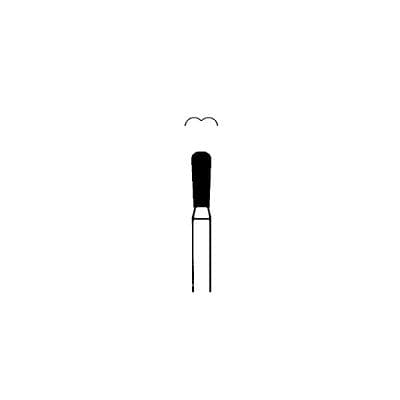 Meisinger 808LG-018-FG Coarse Diamond Bur, Long Pear, Friction Grip, 1.8 mm Head Diameter, 5.0 mm Head Length, Green Ring, 5/Pkg thumbnail 8