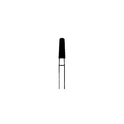 Meisinger 897R-018-FG Diamond Bur, Round End Taper, Medium Grit (Blue Ring), 1.8 mm Head Diameter, 6.0 mm Head Length, Friction Grip, 5/Pack thumbnail 4