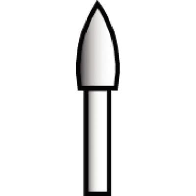Midwest Multi-Use Diamond Bur, FG Flame, Medium Grit, 1.8mm Diameter, 6.5mm Length, 5/Pk, #30011-018M thumbnail 6