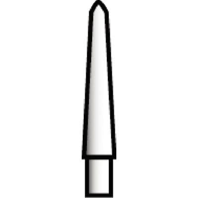 Midwest® Multi-Use Diamond Bur FG, Super Coarse, Taper Modified Bevel, #35006-018SC, 1.8 mm Diameter, 9.0 mm Length, 5/Pkg thumbnail 4