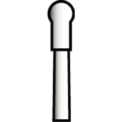 Midwest Multi-Use Diamond Bur FG #801L-016C, Coarse Grit, Long Round End, 1.6 mm Diameter, 1.6 mm Length, 5/Pkg thumbnail 6