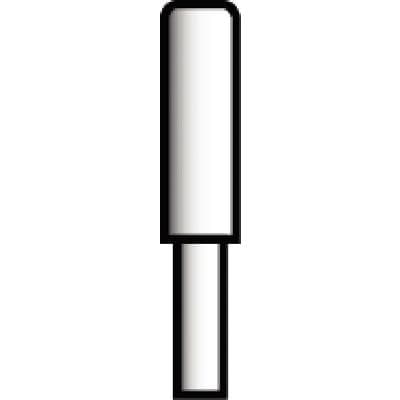 Midwest Multi-Use Diamond Bur #837KR-016C, Coarse Grit, Long Modified Flat End Cylinder, Friction Grip, 1.6 mm Diameter, 8.0 mm Length, 5/Pk thumbnail 6