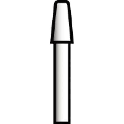 Midwest Diamond Bur FG 845KR-018F, Fine Grit, Taper Flat Modified End, Friction Grip, 1.8 mm Diameter, 4.0 mm Length, 5/Pk thumbnail 5