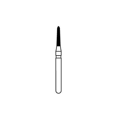 Midwest® Multi-Use Diamond Bur FG #877K-012C, Coarse Grit, Taper Modified Bevel, Friction Grip, 1.2 mm Diameter, 6.0 mm Length, 5/Pkg thumbnail 5