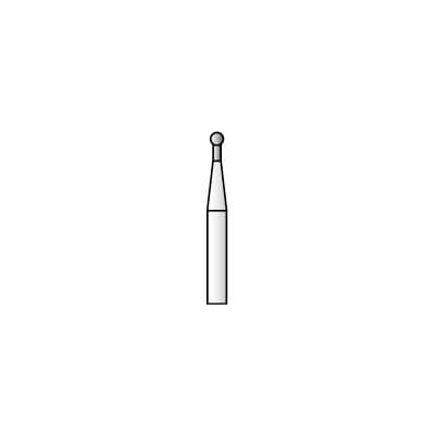 Revelation Diamond Bur, FG, Round, 802-010M, 1.0 mm, Medium Grit, Blue Ring, 5/Pk thumbnail 6