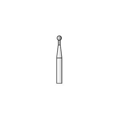 SS White Revelation Diamond Bur 802-014M, Round, Medium Grit, Friction Grip, 1.4 mm Head, 5/Pk thumbnail 5