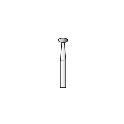 SS White Revelation Diamond Bur 825-023M, Medium Grit, Mushroom/Wheel Shape, Friction Grip, 2.3 mm Head Diameter, 5/Pack thumbnail 4
