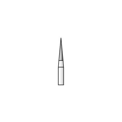 SS White Revelation Diamond Bur 852-010M, Friction Grip, Medium Grit, Round End Cone, 1.0 mm Diameter, 5/Pack thumbnail 5