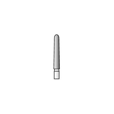 SS White Revelation Diamond Bur 854-021C, Coarse, Round End Taper, Friction Grip, 2.1 mm, 5/Pk thumbnail 8