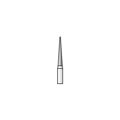 SS White Revelation Diamond Bur 858-016M, Friction Grip, Medium Grit, Cone Round End, 5/Pk thumbnail 7