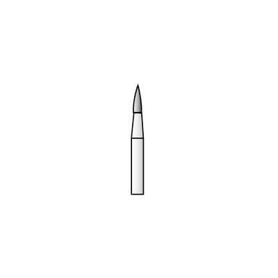 SS White Revelation Diamond Bur 860-010M, Medium Grit, Flame Shape, Friction Grip, 5/Pack thumbnail 6