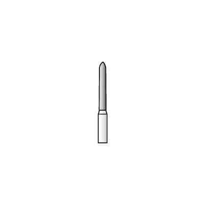 SS White Revelation Diamond Bur 878K-016M, Medium Grit, Curettage Shape, Friction Grip, 1.6 mm Diameter, 5/Pk thumbnail 6
