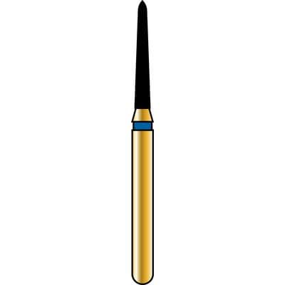Alpen® Multi Use Diamond Burs – FG, Coarse, Blue, Cone, Curettage/Tapered Pointed End - #878K, 1.2 mm Diameter, 8.0 mm Length, 50/Pkg thumbnail 2