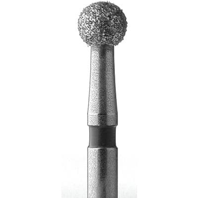 Meisinger Multi-Use Diamond Bur, FG, Round, #801G, 0.9 mm, Coarse, Green, 5/Pk, 801G-009-FG thumbnail 9