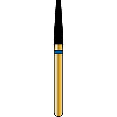 Alpen Multi-Use Diamond Bur FG #847 Flat End Taper, Coarse (Blue Ring), 1.8mm Diameter, 8.0mm Length, Pack of 5 thumbnail 4