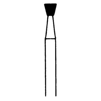 Meisinger 805-027-HP Diamond Bur, Inverted Cone, Medium Grit, 2.7 mm Diameter, Handpiece (HP), 5/Pack thumbnail 4