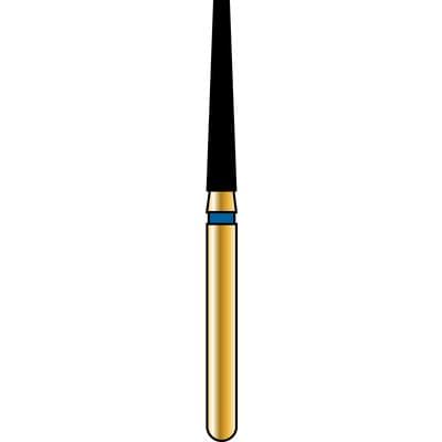 Alpen® Multi Use Diamond Bur FG #848, Coarse, Blue Ring, Cone Tapered Flat End, 1.6 mm Diameter, 10.0 mm Length, 5/Pkg thumbnail 4